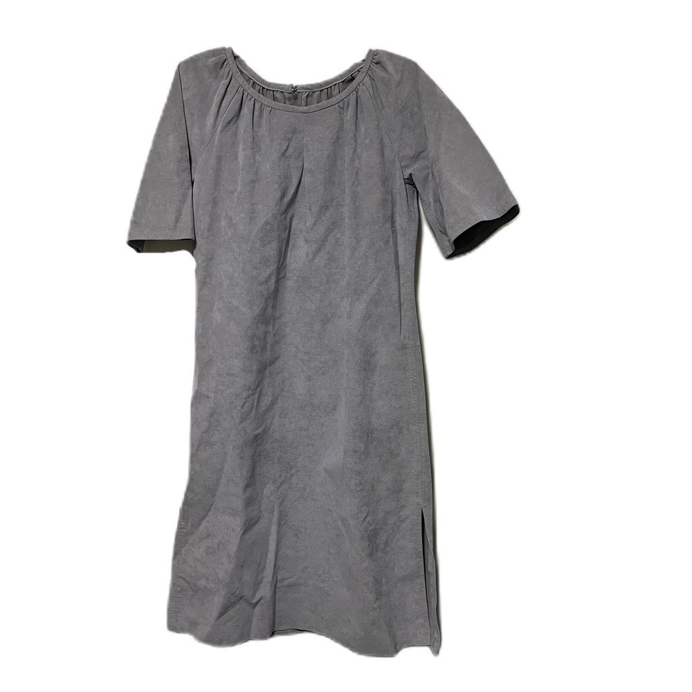 Vintage Novis Denne of Arizona Ultra Suede Dress Gray